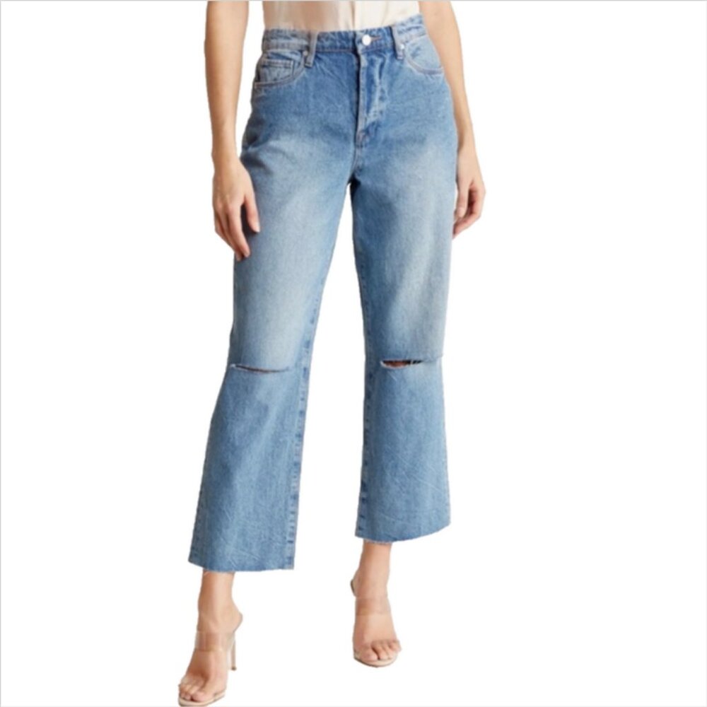 Blank NYC The Baxter Rib Cage Straight Leg Jeans